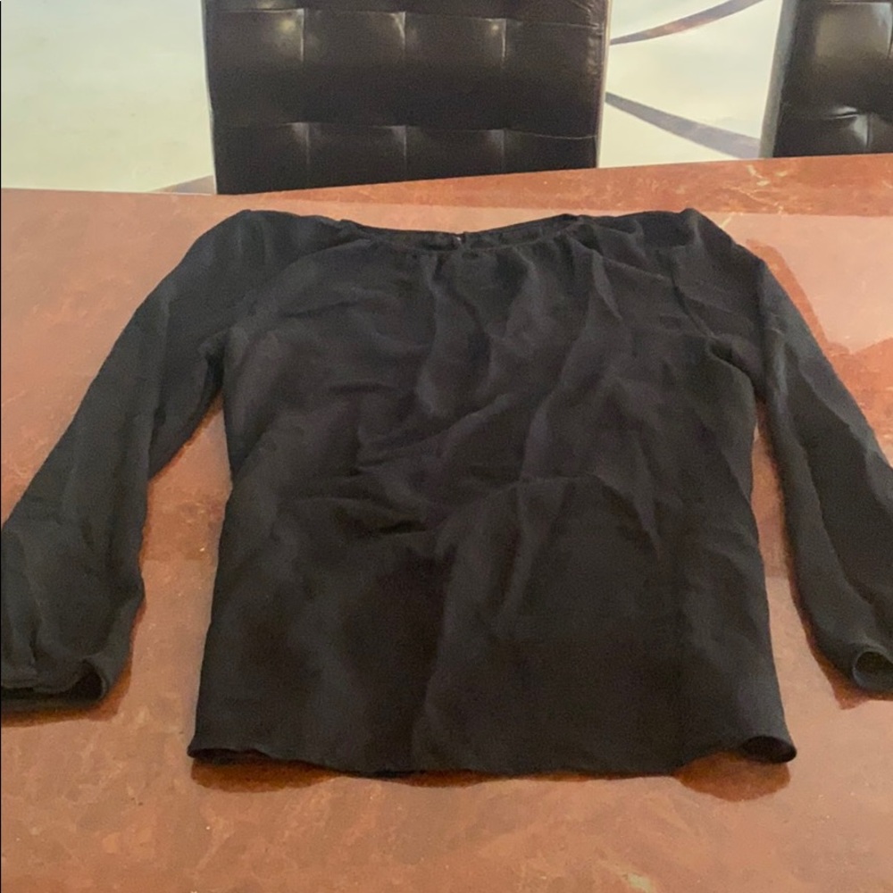 Boxy shoulder blouse